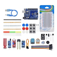 ABZW 400 Tie-Points Breadboard R3 Motherboard DIY Project Starter Kit For Arduino UNO R3 Electronic Component Set