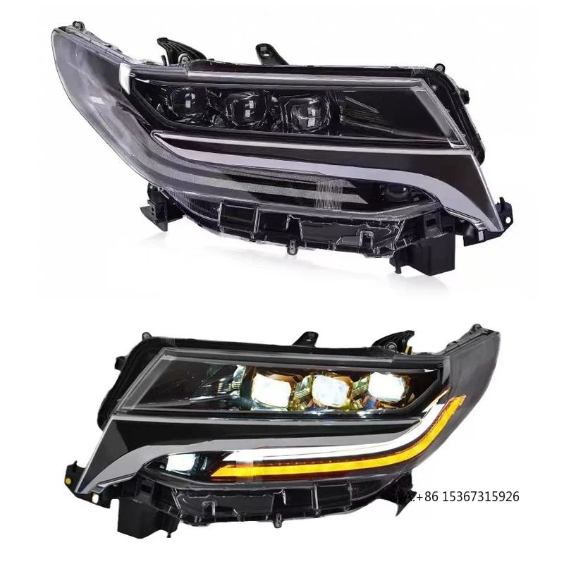 

Car Styling Headlights 2015-2021 4-wheel Headlights DRL Dynamic signal Projector Lens Auto Parts