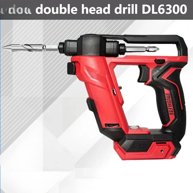 6300 1/4 Inch Electric Impact Drill Electric Screwdriver 50N.m Brushless Motor Double Headed Quick Change 12V/20V Battery