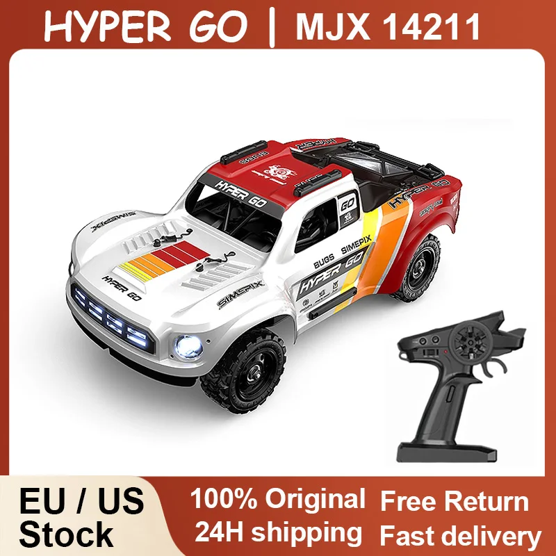 

HYPER GO MJX14211 1/14 4WD RC Высокоскоростной бесщеточный автомобиль с дистанционным управлением и гироскопом Внедорожные гонки RC Грузовик Игрушки