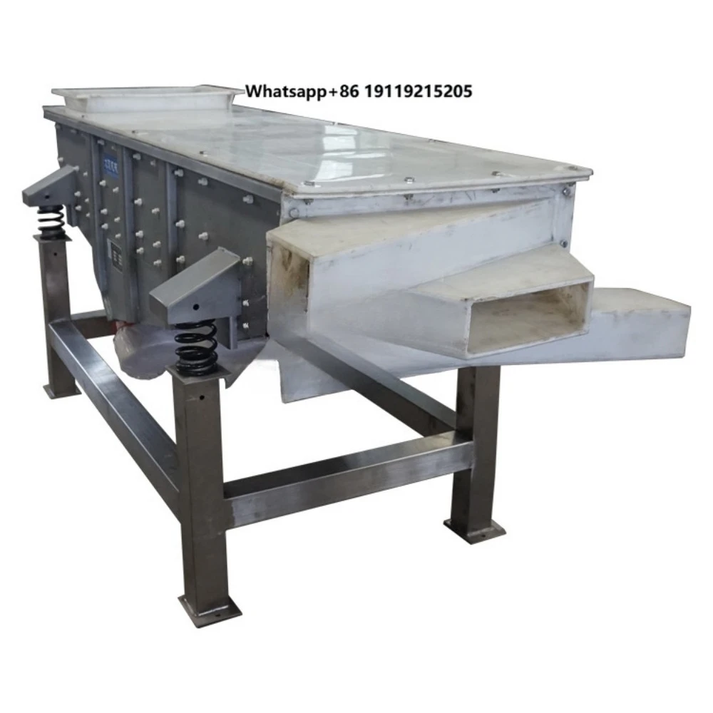 Premium Sand Compost Grain Coffee Bean Rice Grading Nuts Linear Vibrating Sieve Screen Sifter Machine