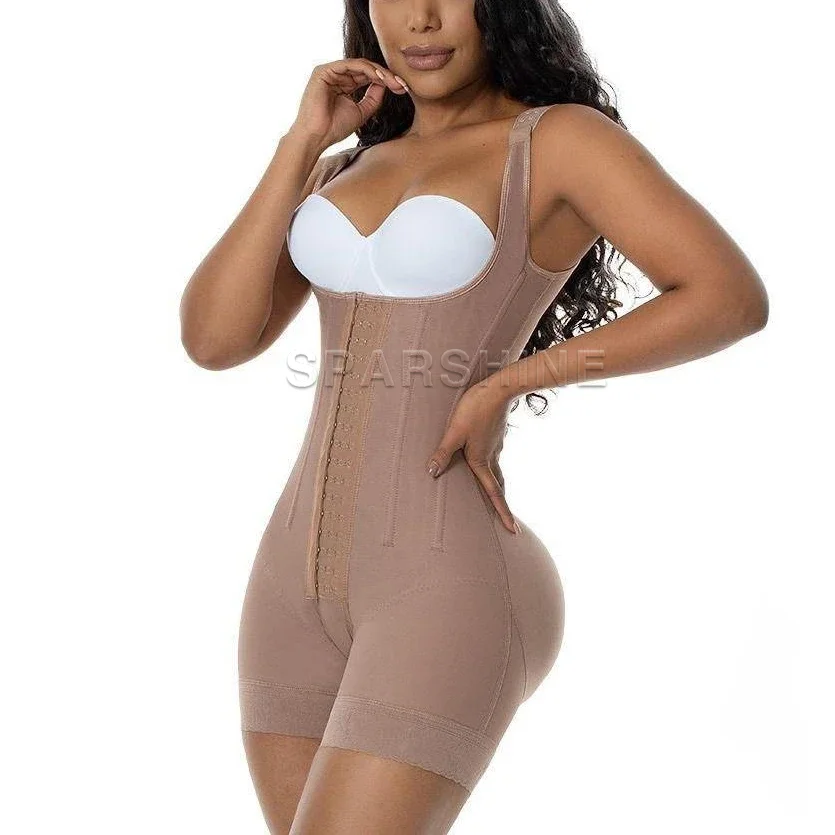 Slimming High Compression Butt Lifter Full Body Shaper Bodysuite Waist Trainer Flat Belly Shapewear With Bones