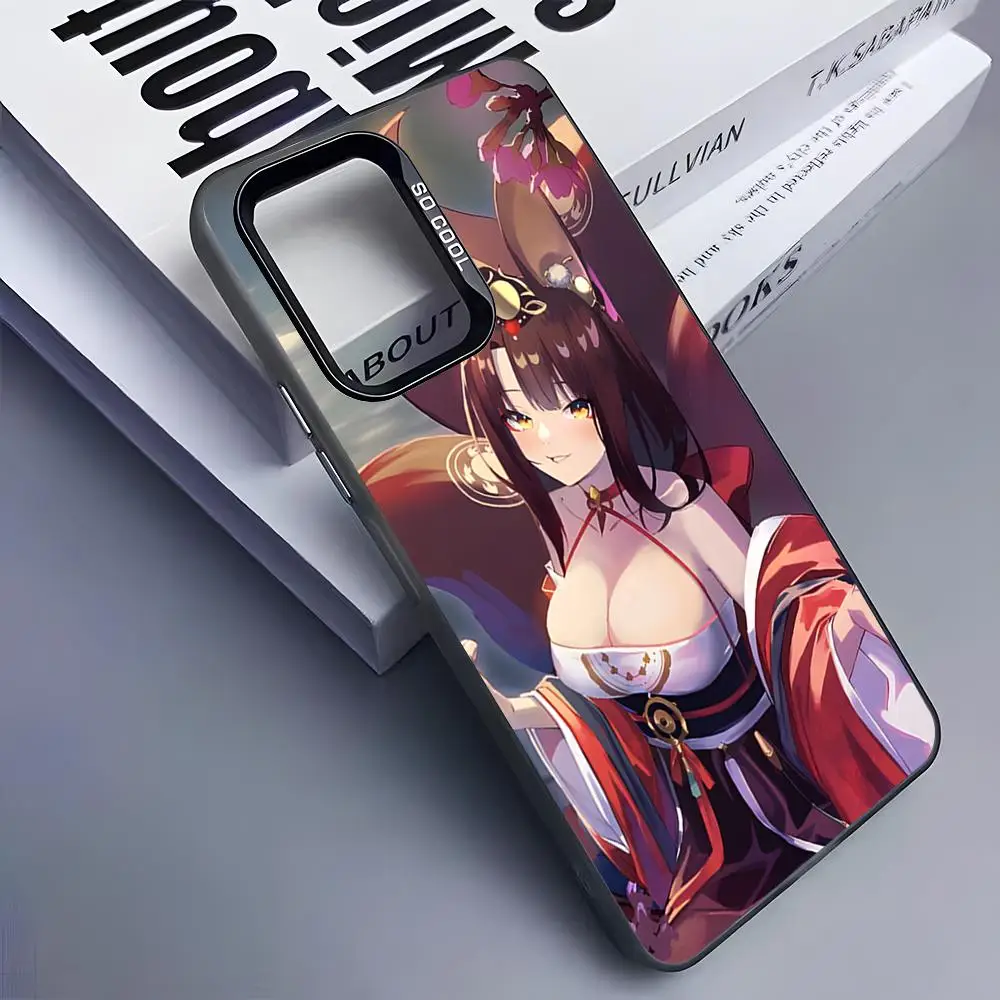 Azur Lane Akagi Phone Case for Samsung Galaxy A57 56 55 54 52 37 36 35 34 27 26 25 17 16 5G Colorful Silver Cover