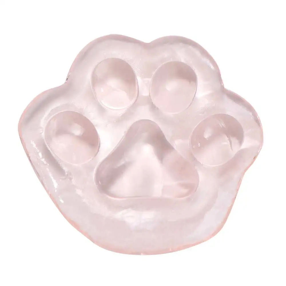 Funny Transparent Squeeze Fidget Quick Rebound Transparent Cat Claw Creative Sparkling Mini Cute Sensory