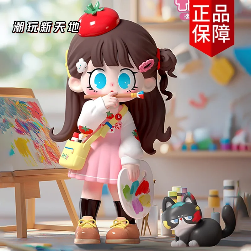 Milay Girl Friend Collectible Figurine Trendy Blind Box Toy Lazy Time Series Female Gift Ornament For Friends