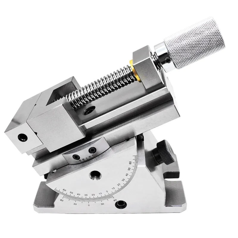 Precision Milling Vise 2/3/4 Inch Swivel Tilting Toolmaker Vise 0.005mm Accuracy