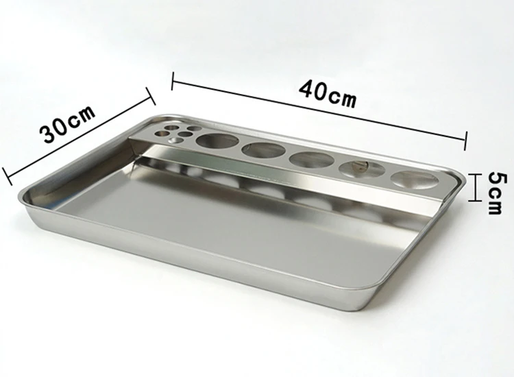 304 Stainless Steel Treatment Tray, Intravenous Infusion Container, BloodS Collection Box, Dressing Tray