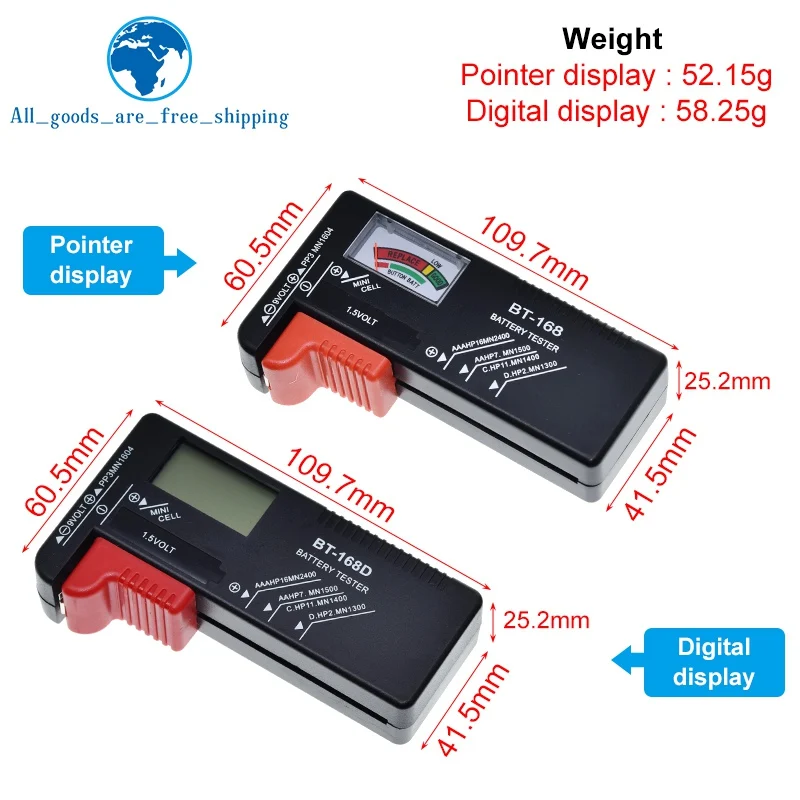 BT-168 AA/AAA/C/D/9…