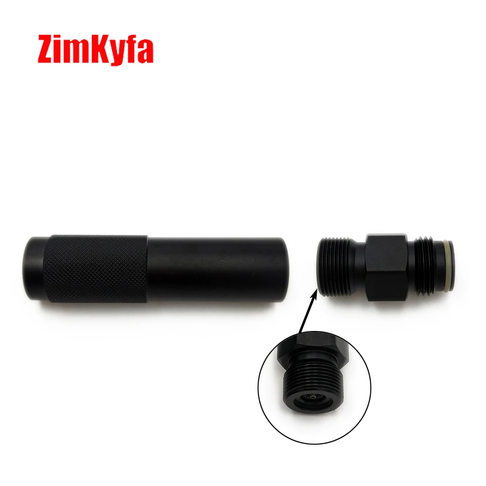 Szybka wymiana 12g Adapter cylindra kapsułkowego z adapterem gwintu G1/2-14 do cylindra