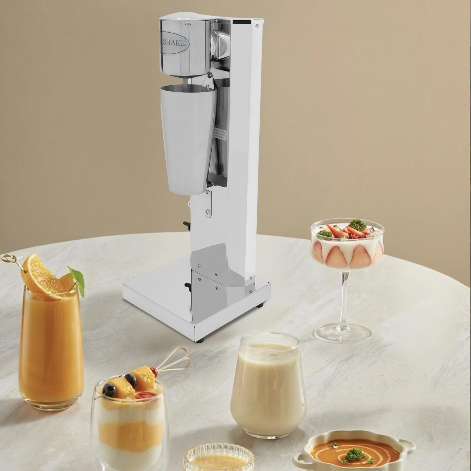 

Миксер для шейкера из нержавеющей стали 180 Вт 201, 18000 об/мин, машина для приготовления молочных коктейлей, стандарт США, 110 В/60 Гц, коммерческая машина для молочного коктейля