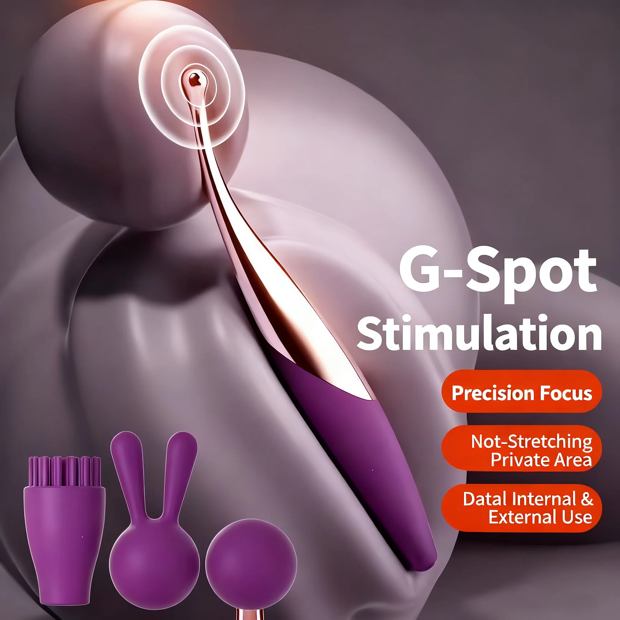 عالية التردد أنثى G-بقعة هزاز المغناطيسي تحفيز البظر هزاز تحفيز البظر الاستمناء لعبة الجنس الكبار #1