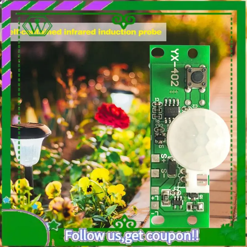 Reliable-Solar Night Light Circuit Board Control Sensor DIY Kits As Shown Lithium Battery Charger Induction Distance