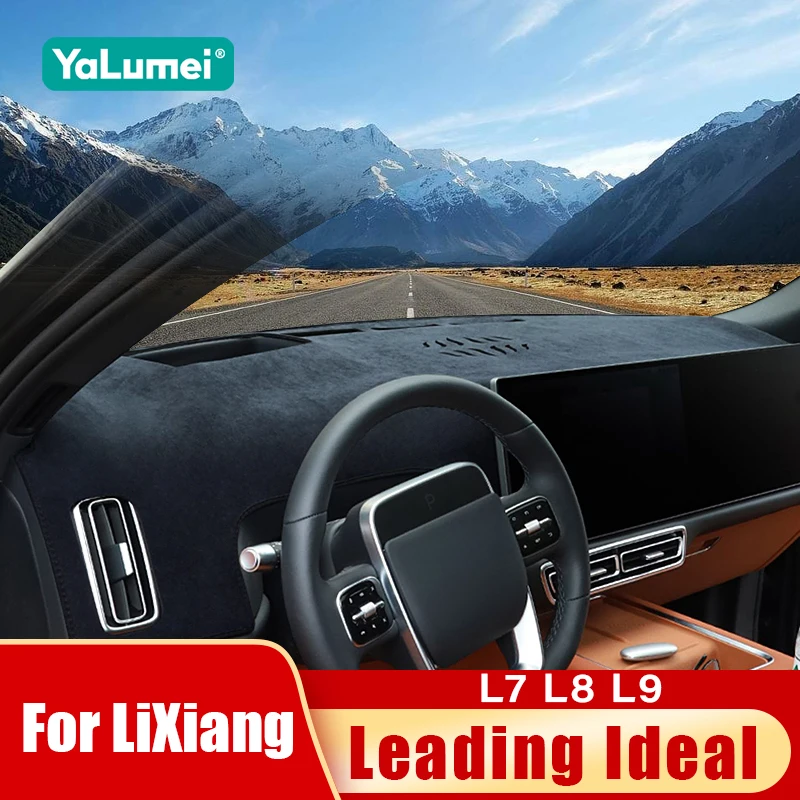 

For LiXiang Leading Ideal L7 L8 L9 2022 2023 2024 2025 Car Dashboard Mat Sun Shade Non-slip Pad Cover Accessories