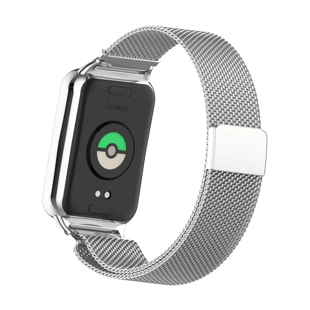 Correa de bucle milanés para Redmi Watch 4/5, pulsera magnética de acero inoxidable para Xiaomi Mi Band 9 Pro/8 Pro, accesorios de correa