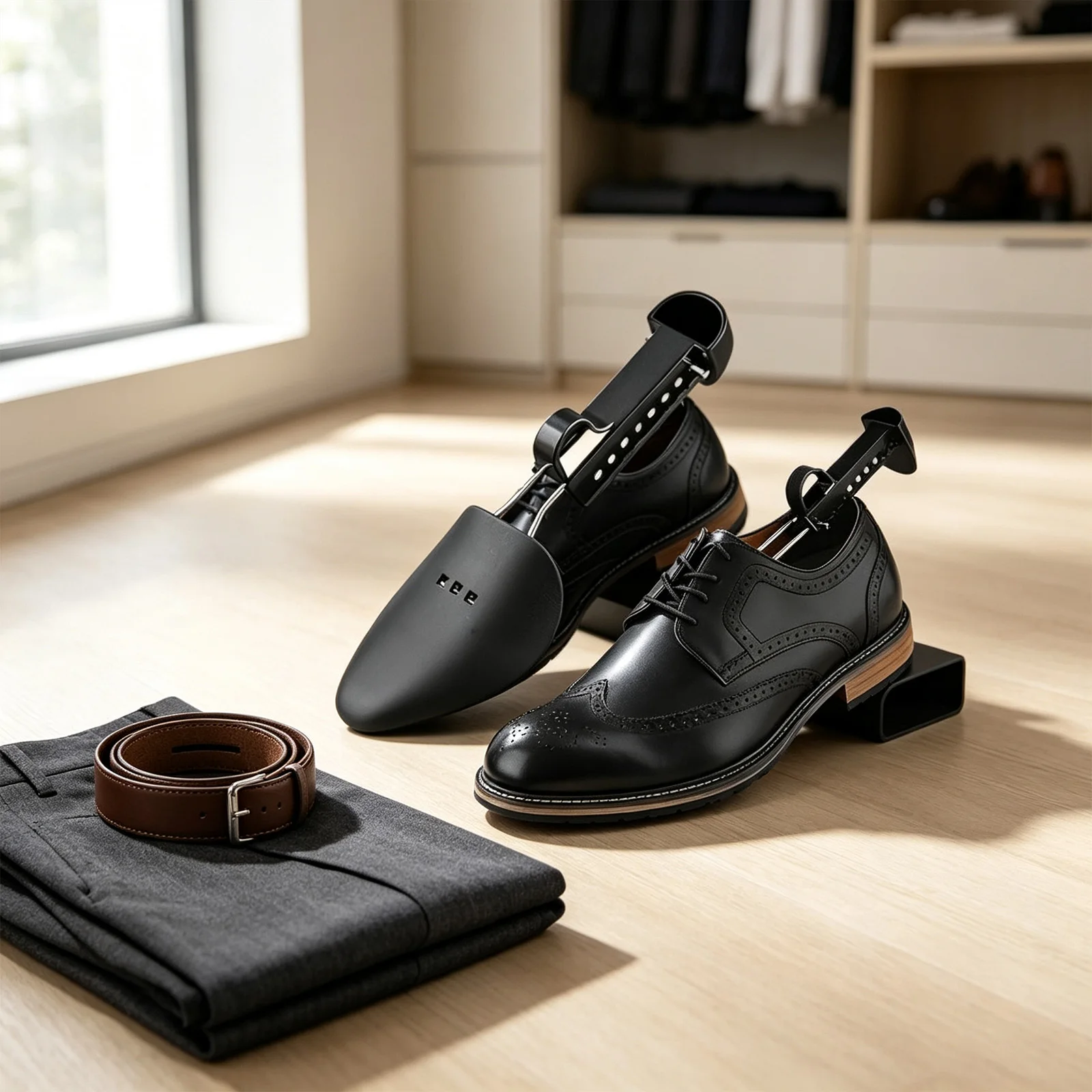 Shaping Anti-Wrinkle Shoe Lasts Adjustable Shoe Trees Stretcher Anti-Deformation Inner Support Unisex 1Pair/2Pairs