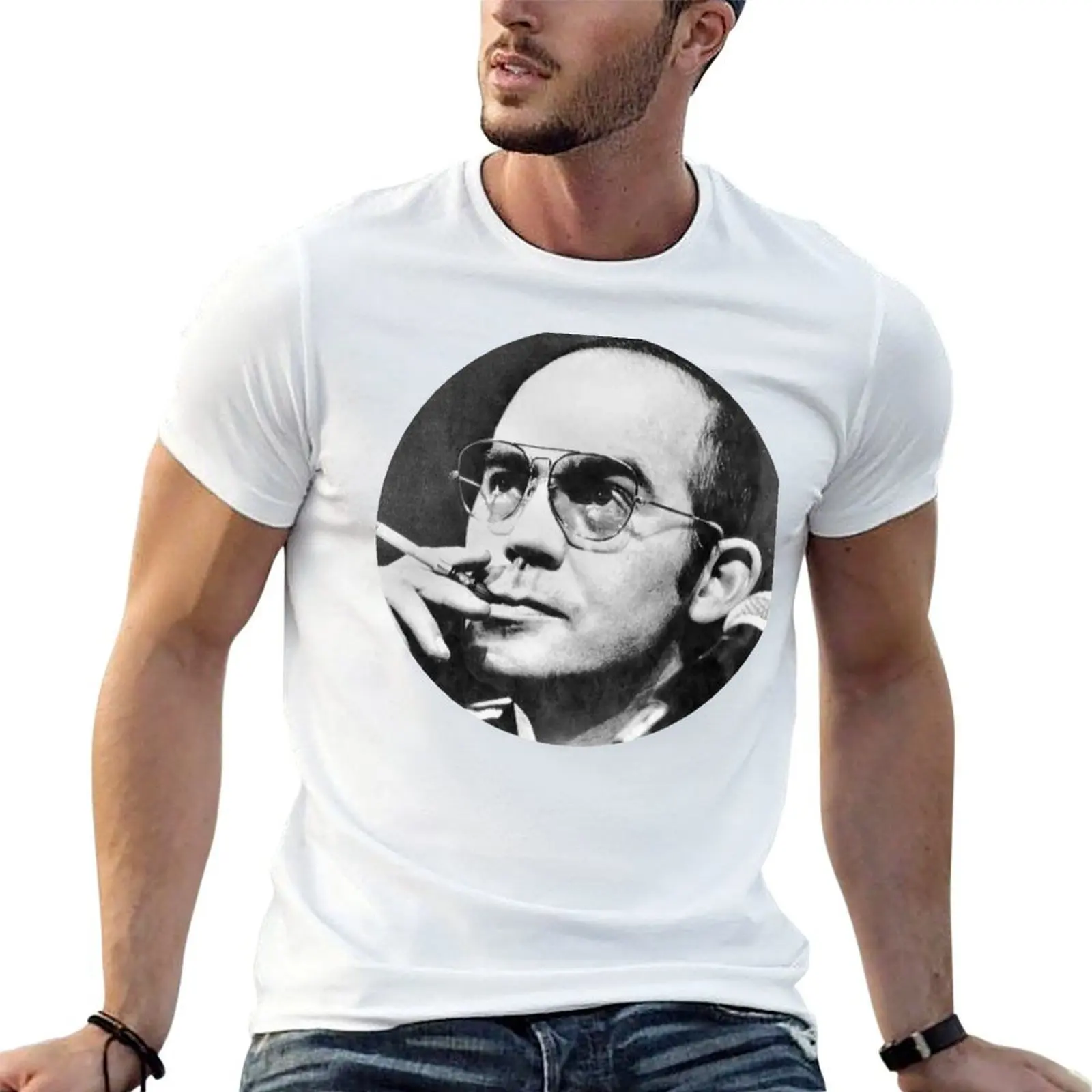 

Hunter S. Thompson T-Shirt cotton tshirt 100% t shirts for man pack cotton essential t shirt T-Shirt