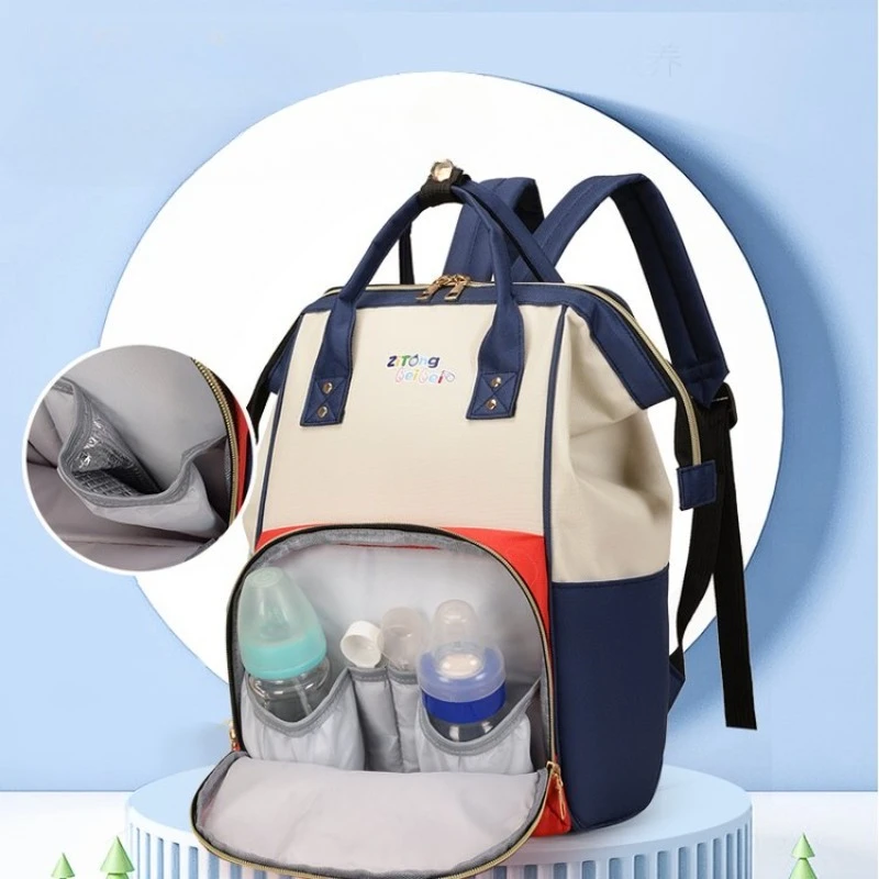 

Fashionable Solid Color Diaper Bag For Women Luxury Tote Vintage Design Letter Logo Crossbody Handbag