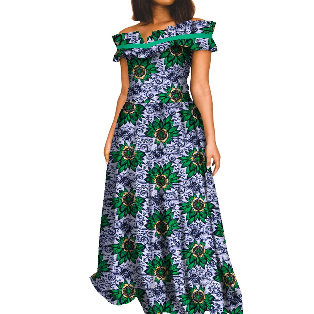 Fashion African Dresses for Women Slash Neck Ankara Dress African Print Long Dashiki Dress Bazin Riche African Maxi Dress WY8409 - AliExpress 200000532 Fashion African Dresses for Women Slash Neck Ankara Dress African Print Long Dashiki Dress Bazin Riche African Maxi Dress WY8409 - AliExpress 200000532