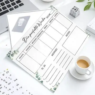 

1 set 1 Set Of Hanging Reminder Dry Erase Board Wall Planner Writing Board For Home Office Kitchen Schedule Memo To Do List