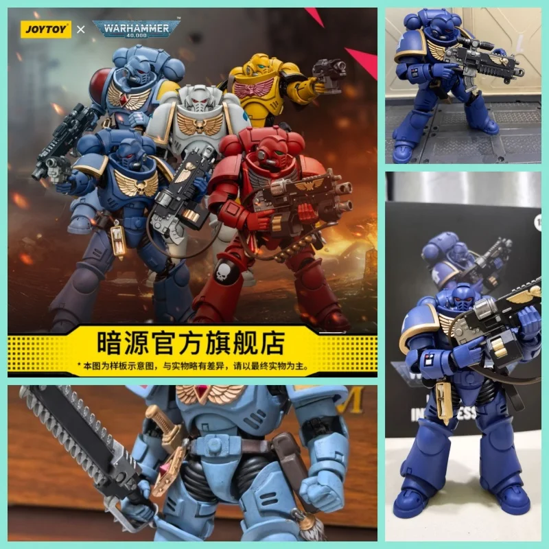 

[IN STOCK] JOYTOY Warhammer 40K 1/18 Action Figure Space Wolves Ultramarines White Scars Intercessors Anime figures Toys