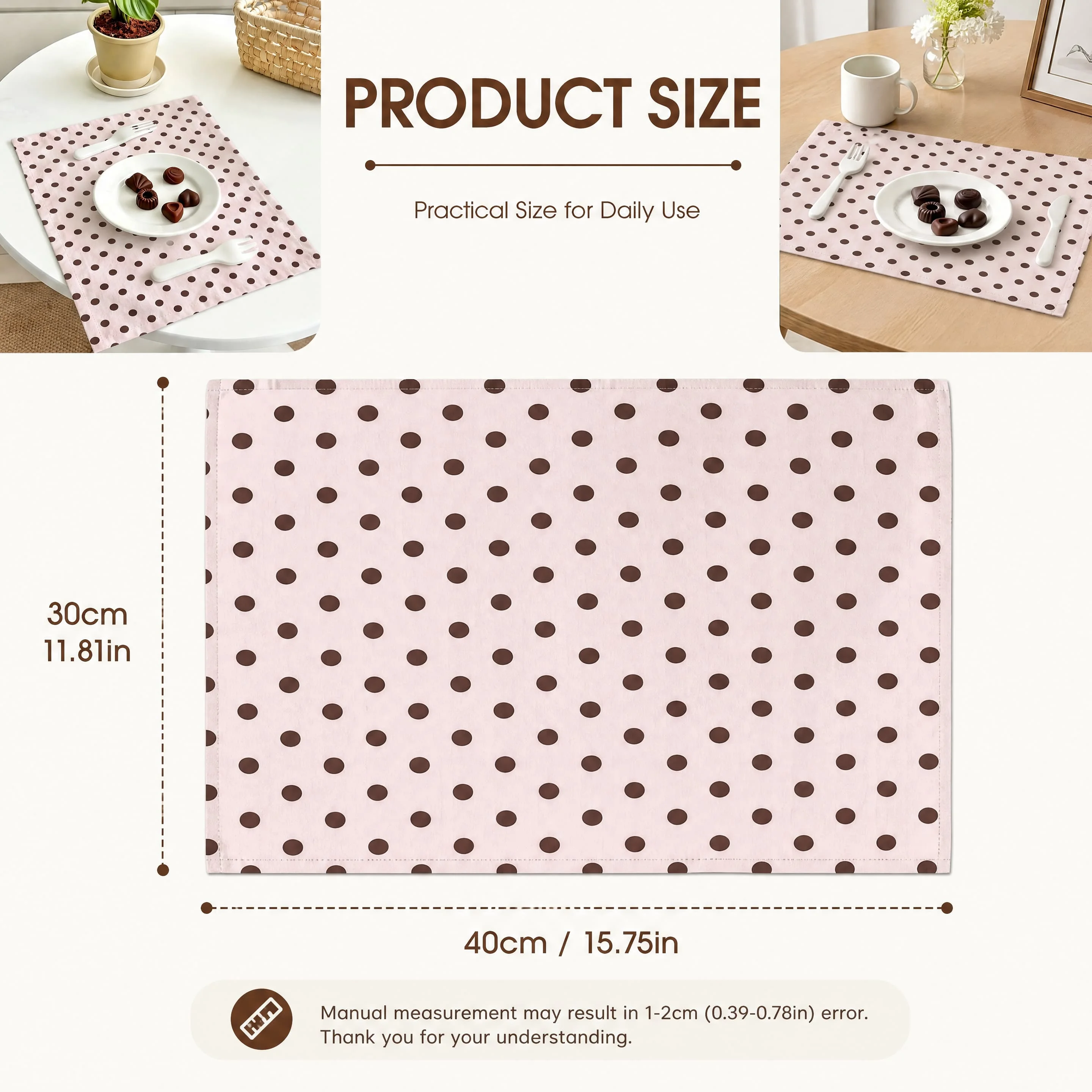 Sweet and cool printed placemats, rectangular dining tables, home dining rooms, and table decoration for afternoon tea