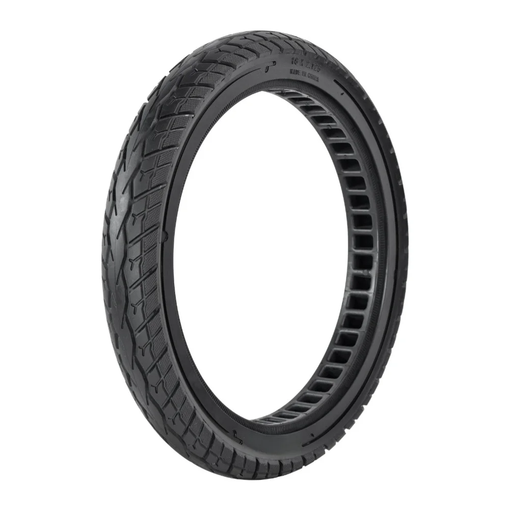 Solid rubber tire For 16x2.125 for For 16 inch e-bike wheelchair For stroller stable performance no maintenance