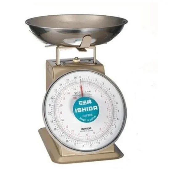 16 Taels HK Kitchen Scale Ishida Brand Spring Mechanical Weighing Plate High Precision Hong Kong Style Measuring Tool