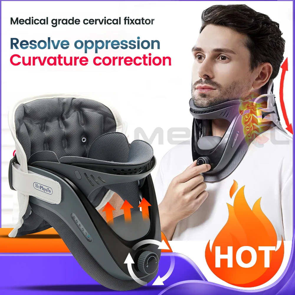 Neck Traction Device Inflatable Cervical Vertebra Tractor Support Neck Stretcher Posture Corrector Cervical Collar Stretch