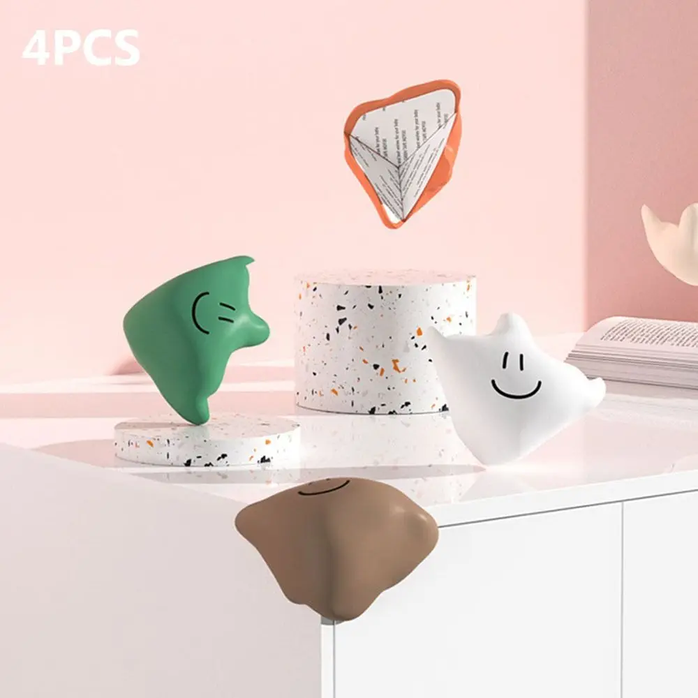 4PCS Creative Kids Protection Cover Desk Angle Anti Collision Pads Baby Safety Table Corner Protector Bed Edge Guards