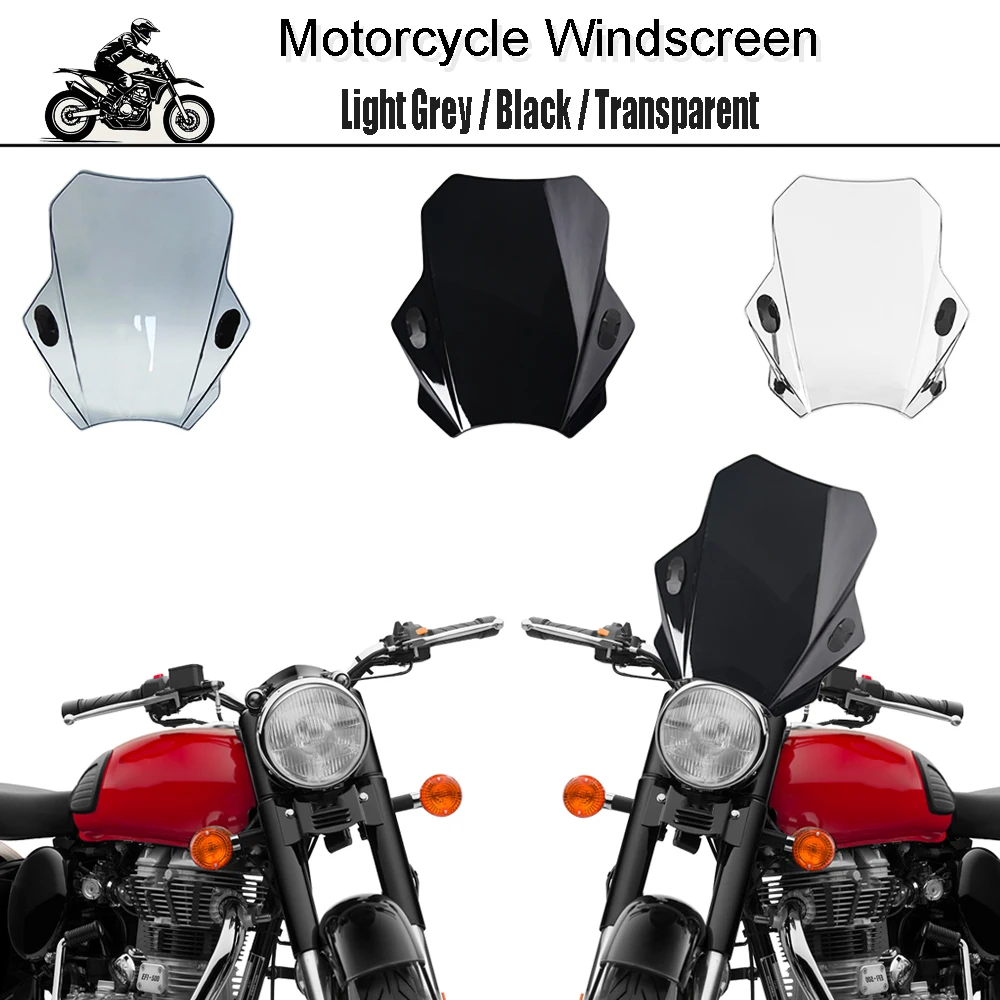 

Дефлектор лобового стекла, чехлы для Bullet/F Meteor/Classic 350 500 Interceptor 650 Himalayan 411 400