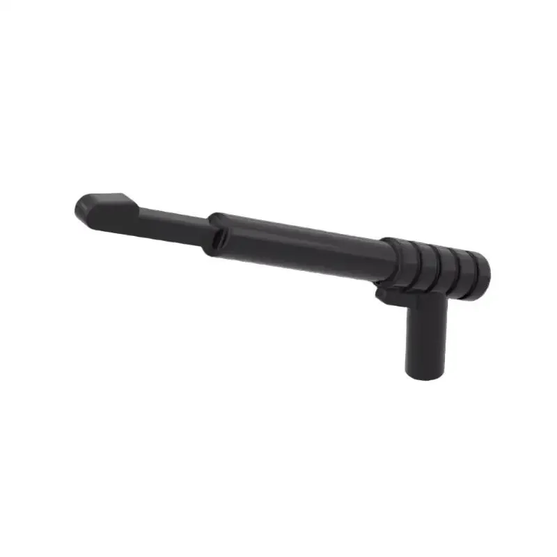[132Pcs][50g] Interlocking Model 30088-13591 1X5 Harpoon Space Gun, Children DIY STEM Building Blocks Toy Group