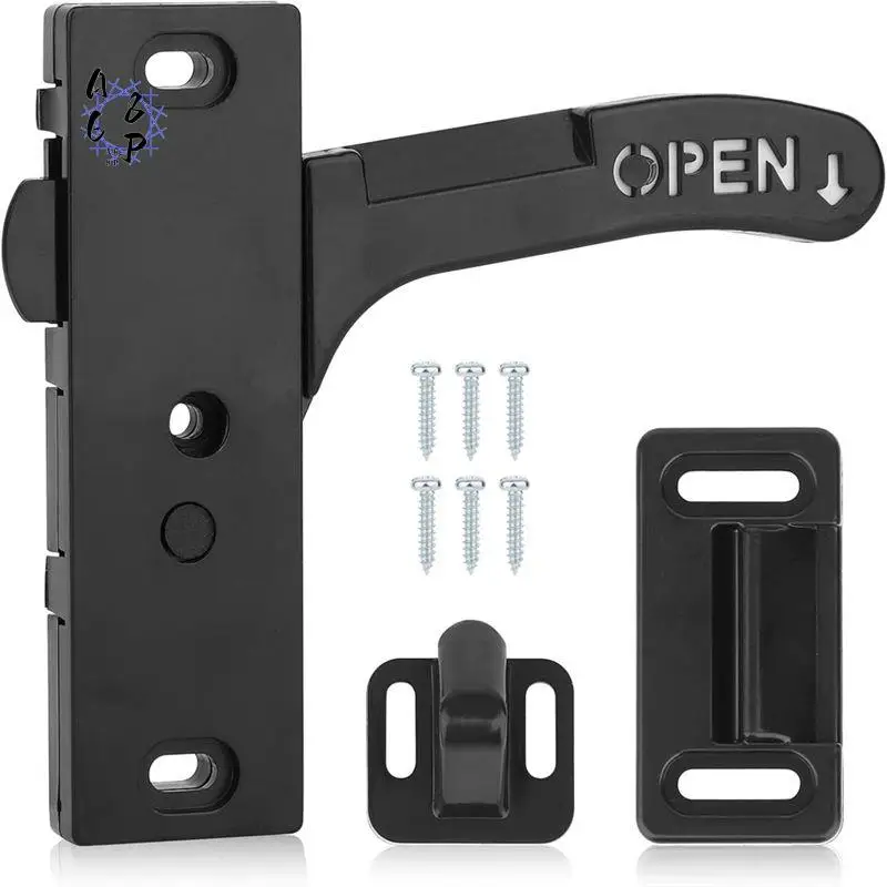A68P-Screen Door Latch Replacement Kit, RV Screen Door Handle Latch Closer For Motorhome, RV Camper (Right Hand)