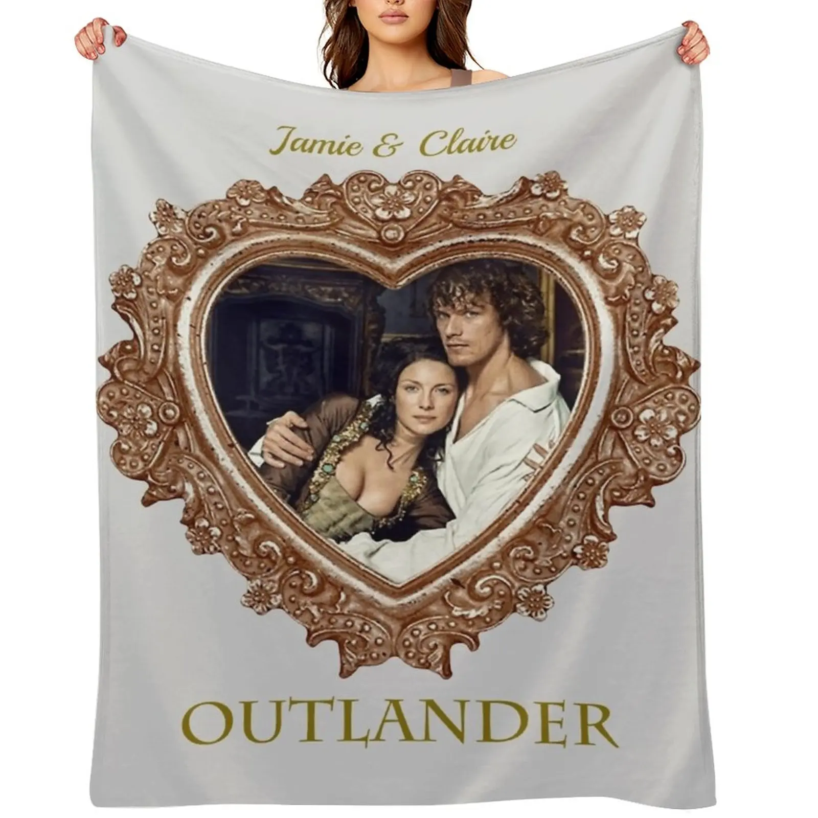 

Jamie and Claire Throw Blanket decorative Polar For Decorative Sofa Blankets