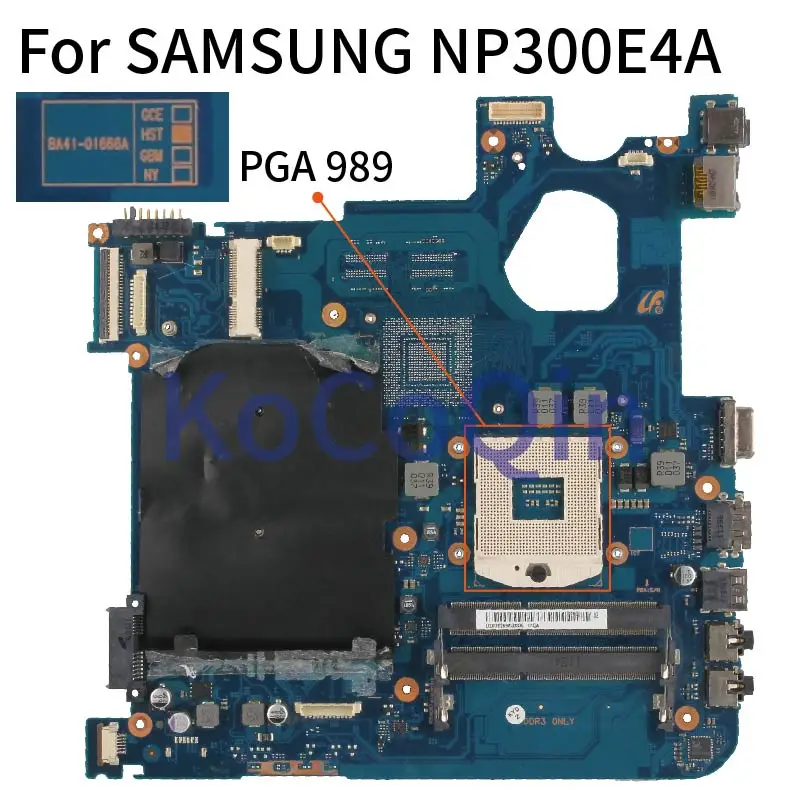 

BA41-01666A For SAMSUNG NP300E4A Laptop Motherboard BA92-09250A BA92-08451A UMA/N12P-GVR-OP-B-A1 HM65 Notebook Mainboard Tested