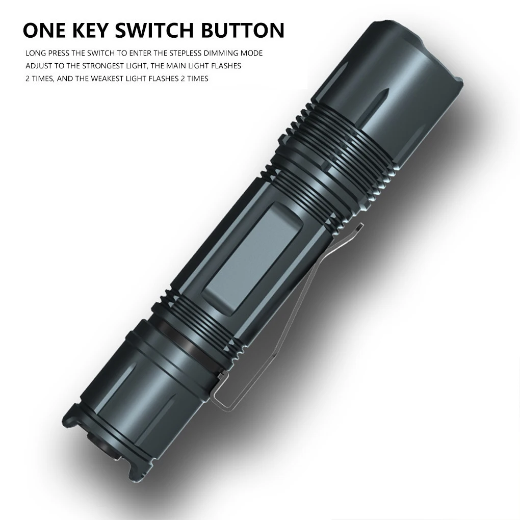 Flashlight Torch XHP50 Bright Camping Lantern Hunting Climb Night