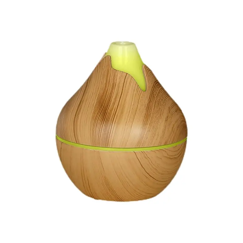 

M04K Wood Grain Aromatherapy Essential Oil Diffuser 200ML Ultrasonic Air Humidifier Cool With 7 Color LED Light B
