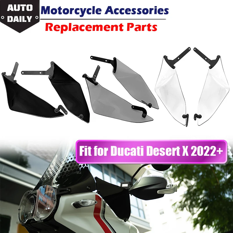 

Fit For Ducati Desert X DesertX 2022-2023 Side Fairings Sides Wind Deflector Upper Deflector Kit Motorcycle Accessories