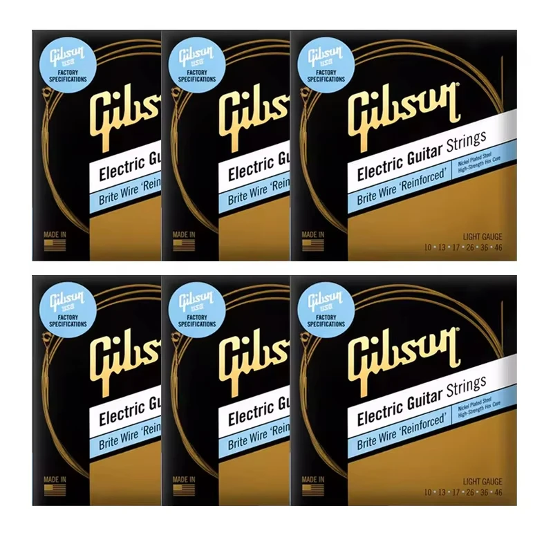 Gibson 10 Set Acoustic Guitar String Set 80/20 Bronze Guitar Beginner Rust-Proof Folk Soundtrack Instrument Electric Accessories view 3