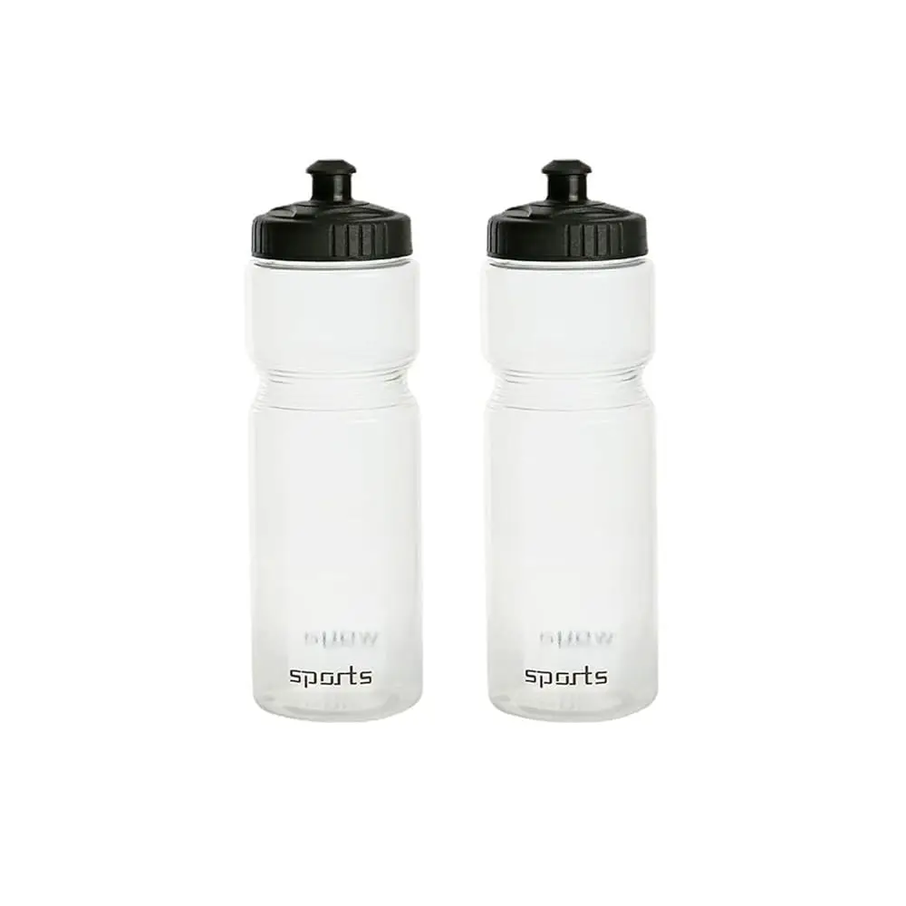 

2PCS Sports Water Bottle,750 Milliliter Squeeze Sports Bottle With Leak Proof Valve,BPA Free Drinking Bottle, Leak Proof and