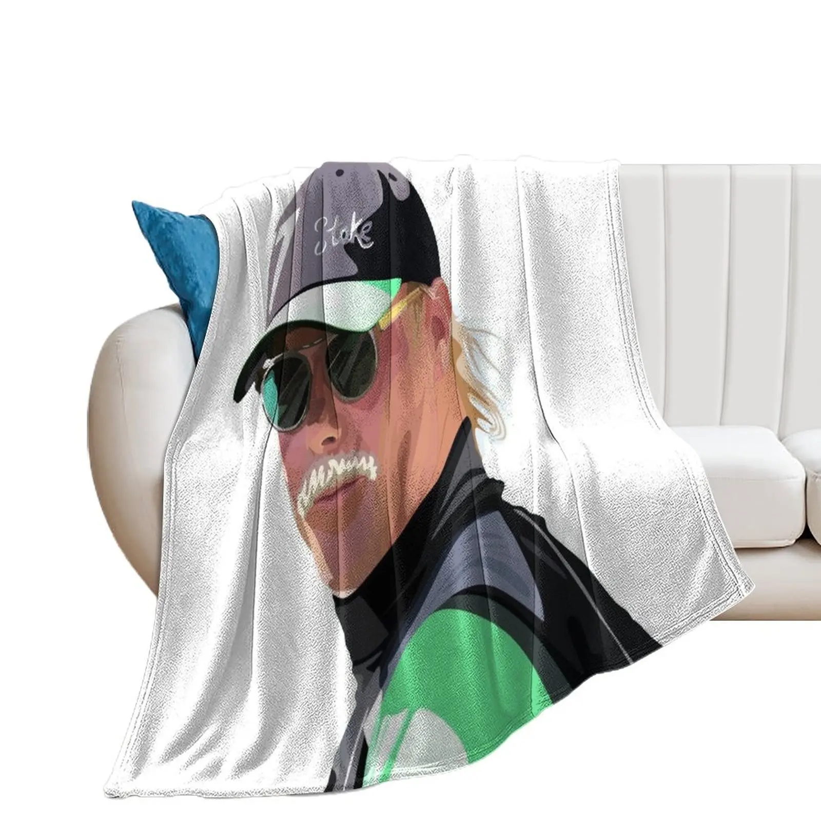 Bottas Moustache Throw Blanket Sofa Throw Bed linens For Baby Blankets