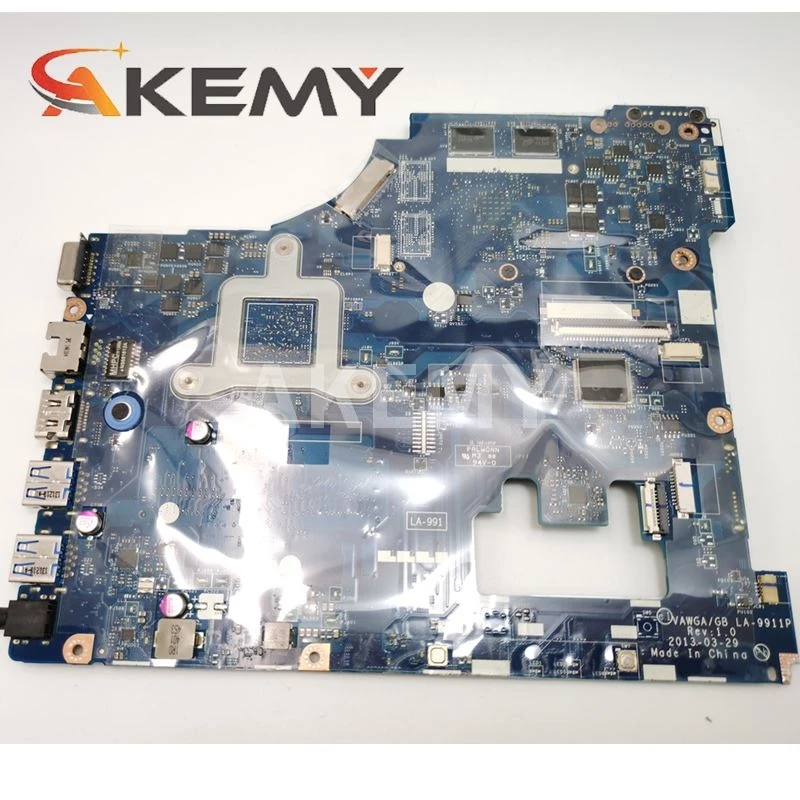 Imagem -03 - Placa-mãe para Lenovo G505 La-9911 Computador Portátil Placa-mãe Mainboard Amd E12100 E23800 A45000 A6-5200 Cpu Hd8570m G505 La-9911