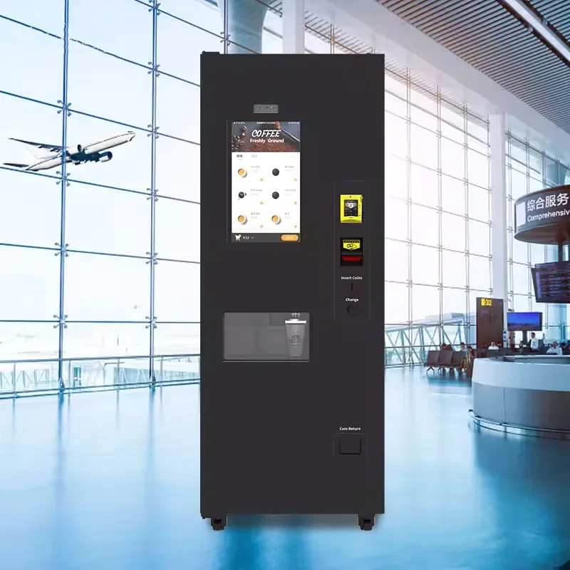 Customized Color Professional Coffee Vending Machine Design Sticker Small Drink Vending Machine For Business