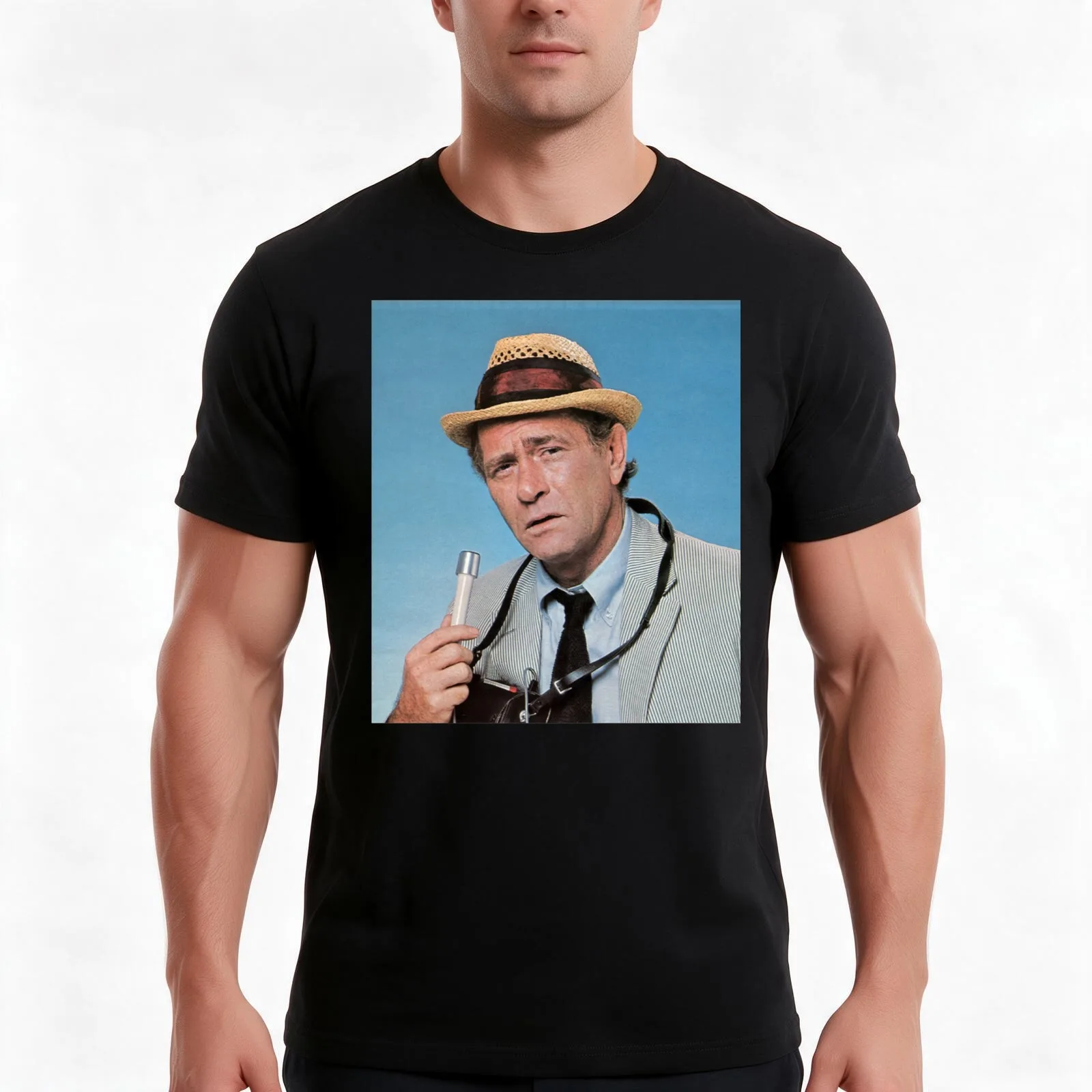 Kolchak Night Stalker Classic T-Shirt, Summer Casual Cotton Tee, Oversized Streetwear Tops, Vintage Graphic Print, 100% Cotton