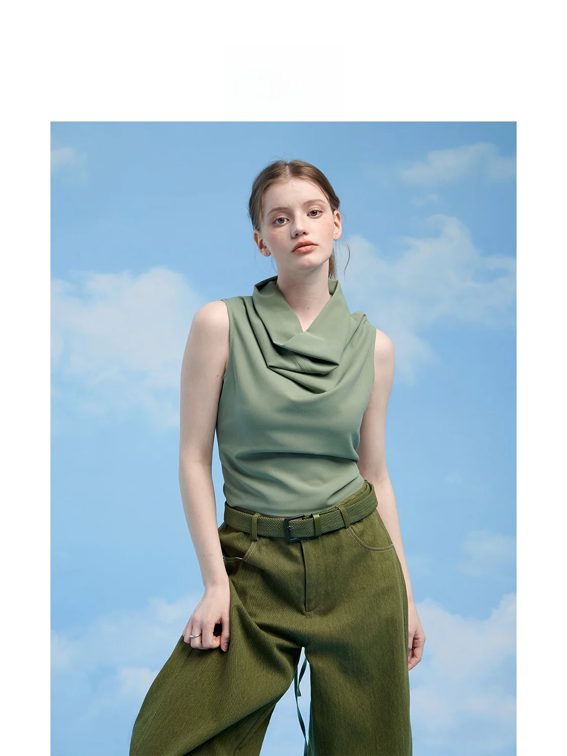 

Женский джинсовый жилет из экологичной ткани с бретелями, укороченный, однотонный, из смесового полиэстера