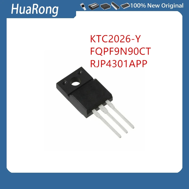 10Pcs/Lot  C2026 KTC2026-Y 2SC2026  FQPF9N90CT FQPF9N90C 9N90CT RJP4301 RJP4301APP TO-220F