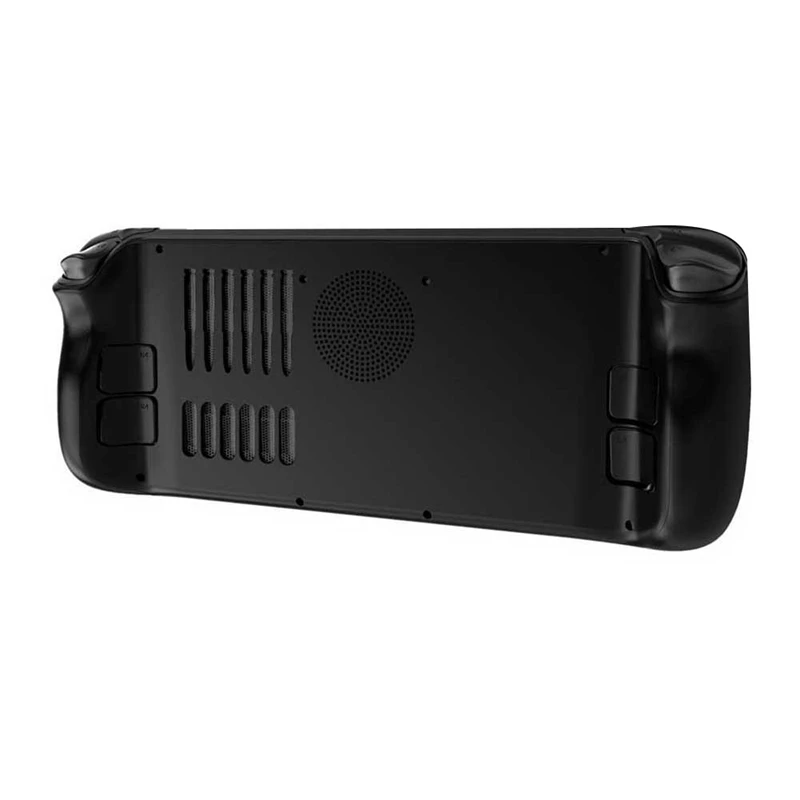 Replacement Back Shell Case for Steam Deck Anti Slip Transparent Back Plate DIY Bracket for Steam Deck Accessories-A