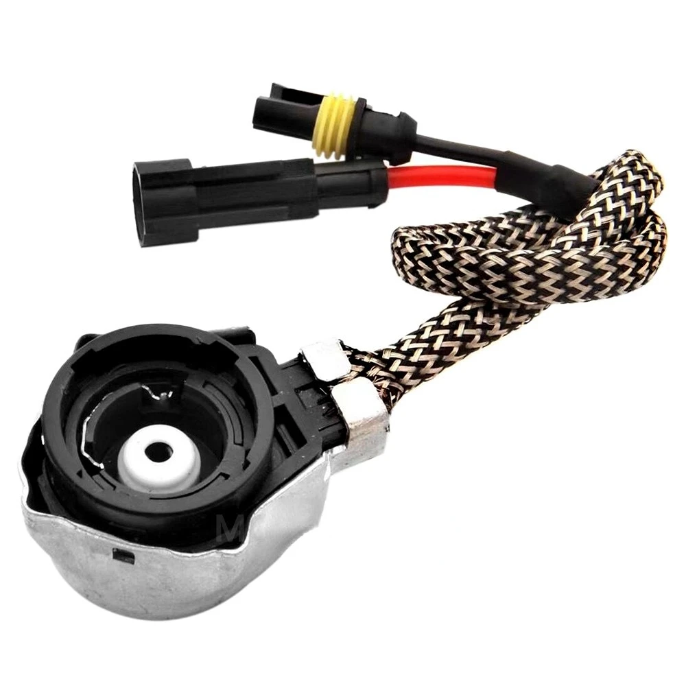 

For Automobile D2S All-aluminum Alloy Anti-interference Shielding Adapter Wire D4S Adapter 1pcs