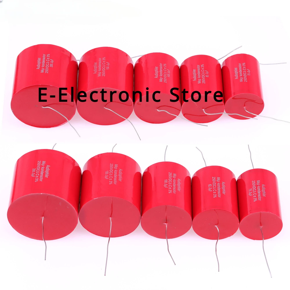 2PCS/LOT MKP Audio Capacitor Fever Non-polar Capacitor Speaker Speaker Divider Capacitor 4.7UF 3.3UF 5.6UF 8.2UF 18UF 400V 250V