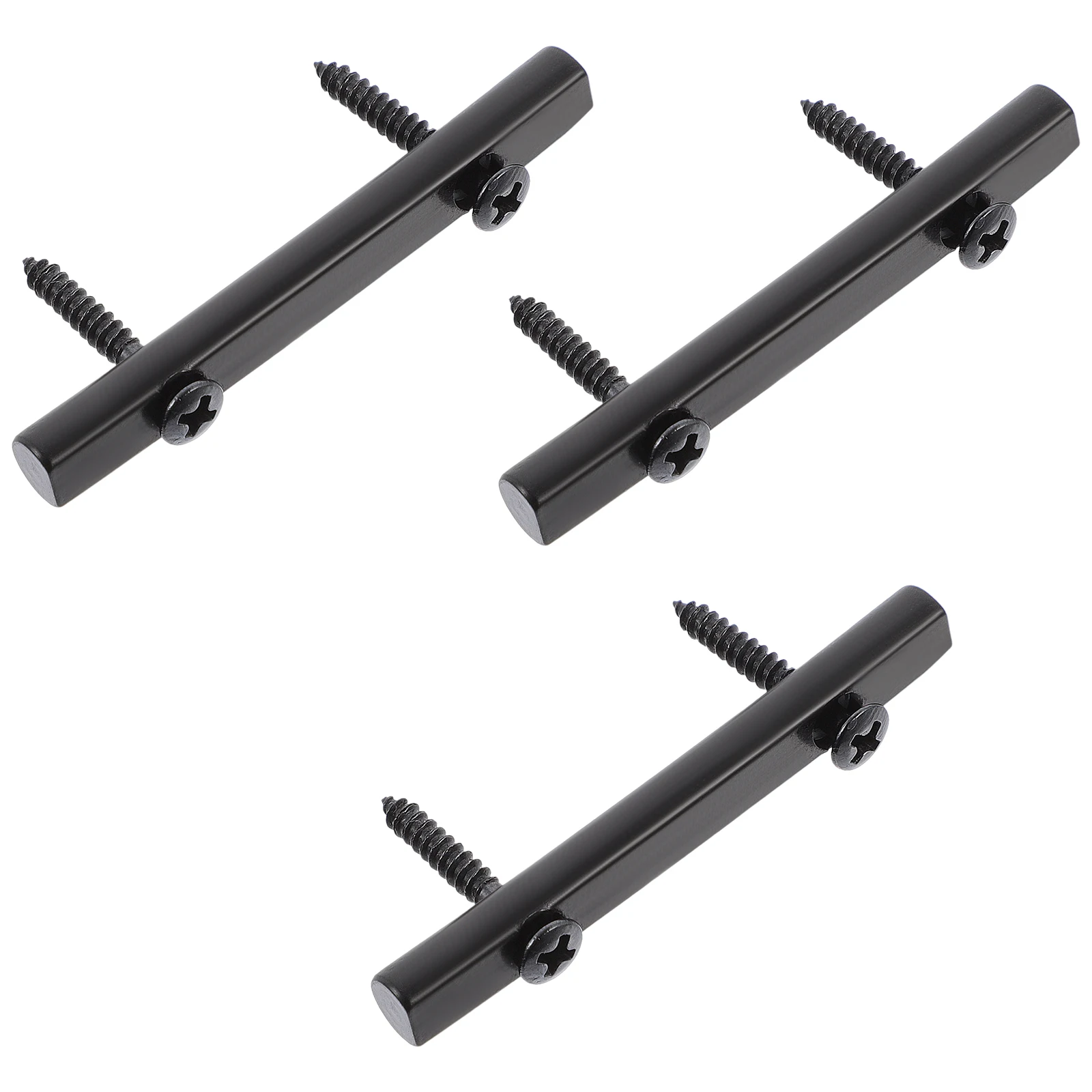 

3 Sets Chrome Electric Guitar String Stick Chord Presser Tool Tuning Black Parts