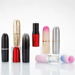 Empty Lipstick Tube 12.1mm 1pc Bullet Shape Homemade Lip Stick Beauty Lipstick Balm Cosmetic Containers Gift DIY Lip Balm Tubes